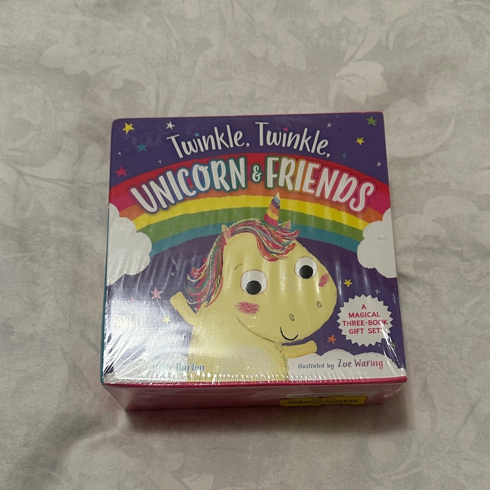 Burton Unicorn & Friends Boxed Book Set - Purple & Rainbow